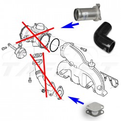 Zamiennik zaworu EGR dla samochodów VW Audi Seat Skoda z silnikami 1.9 TDI ALH ASV AGR AJM