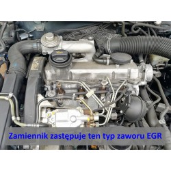 Zamiennik zaworu EGR dla samochodów VW Audi Seat Skoda z silnikami 1.9 AJM ASV AVB AFN ALH