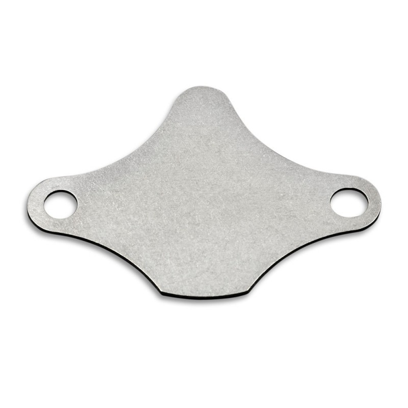 EGR valve blanking plate for Opel Vauxhall petrol engines with the vertical EGR connector