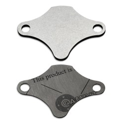 EGR valve blanking plate with gasket for Opel Vauxhall 1.6 1.8 2.0 2.2 2.5 3.0 petrol engines with the vertical EGR connector