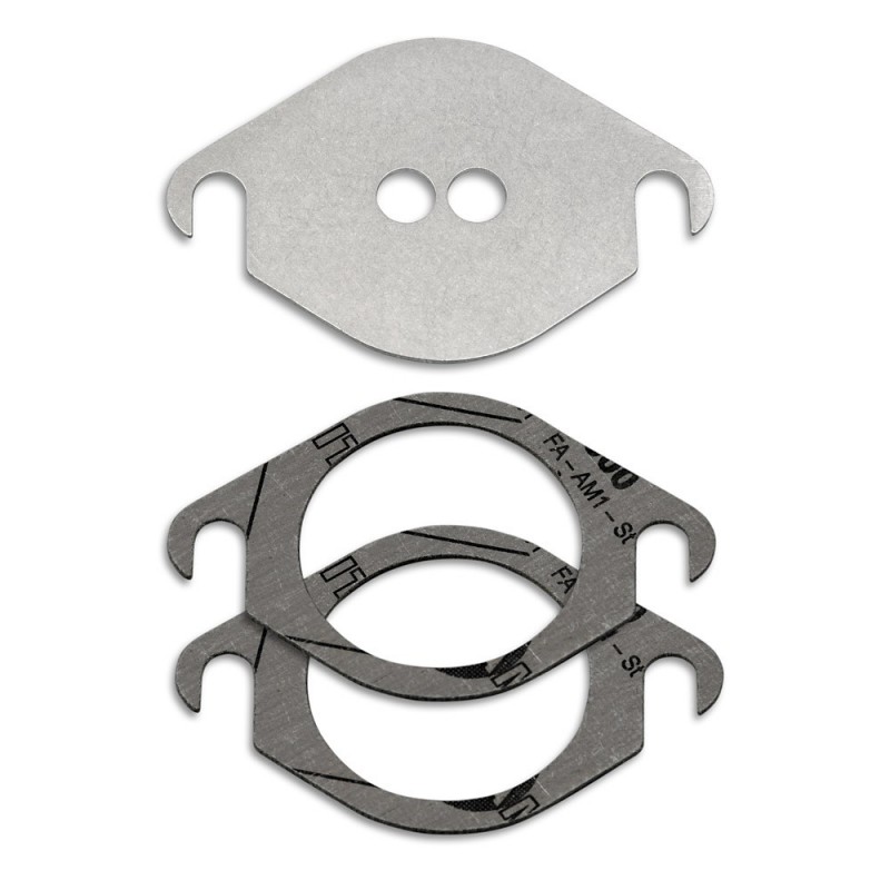 EGR valve blanking plate with gaskets for Opel Vauxhall with 1.7 CDTI engines