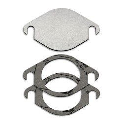 EGR valve blanking plate with gaskets for Opel Vauxhall with 1.7 CDTI engines