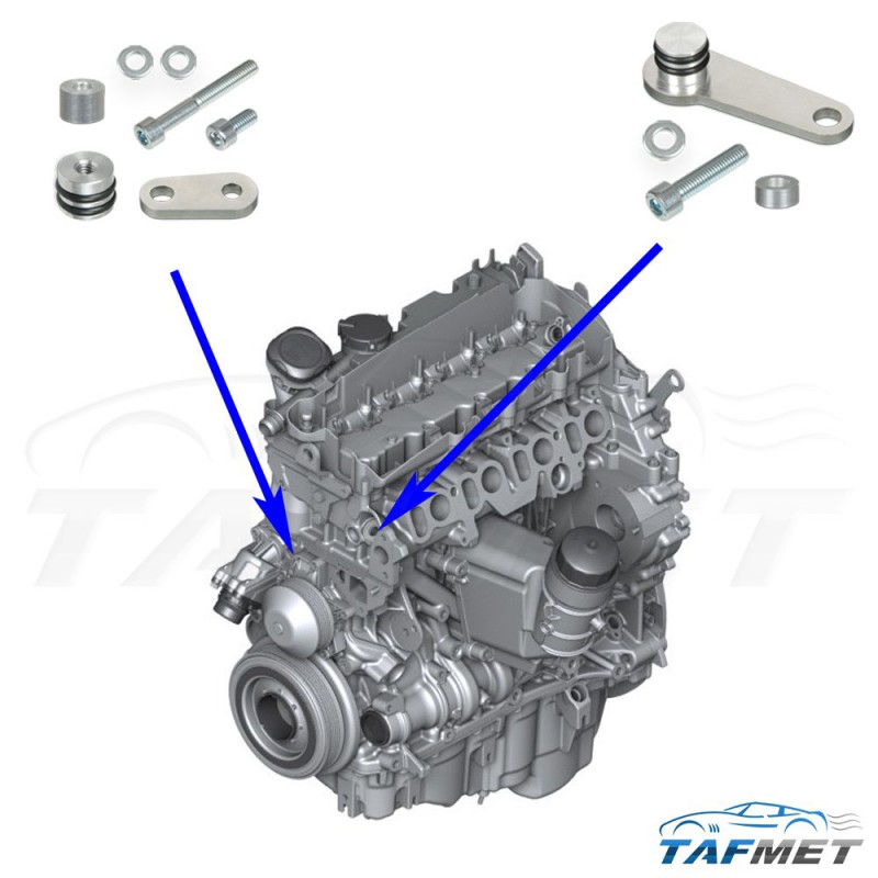 EGR Valve + EGR Cooler Delete Kit for BMW N47N N47S1 2.0 Diesel engines