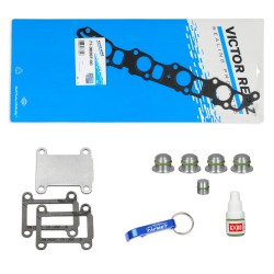 Swirl flap removal kit with gasket + EGR blanking plate for Alfa Romeo Fiat Opel Vauxhall Saab with 1.9 Diesel engines