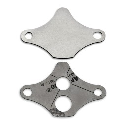 EGR valve blanking plate with gasket for Opel engines