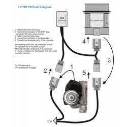 AGR Ventil Simulator für VW Skoda 1.2 TDI CR CFWA Motoren
