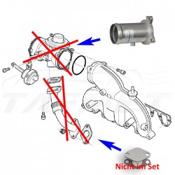 AGR Ventil Entfernung Set für VW Audi Seat Skoda mit 1.2 1.4 1.9 TDI TDI Motoren