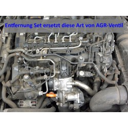 AGR Ventil Entfernung Set für VW Audi Seat Skoda mit 2.0 TDI CBBB CAHA CFFA BMN Motoren