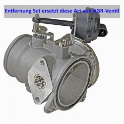 AGR Ventil Delete Entfernung Set für VW Transporter T5 mit R5 2.5 TDI AXL AXG Motoren