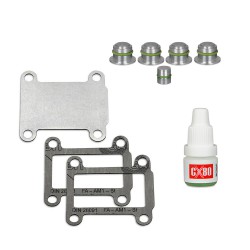 Drallklappen Entfernungs-Set für OPEL / SAAB / FIAT / ALFA Motoren + Verschlussplatte mit Dichtungen